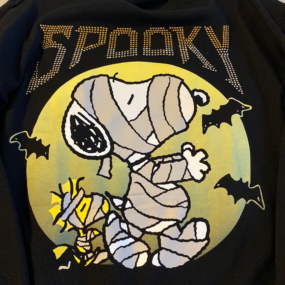Halloween snoopy mummy spooky sweatshirt